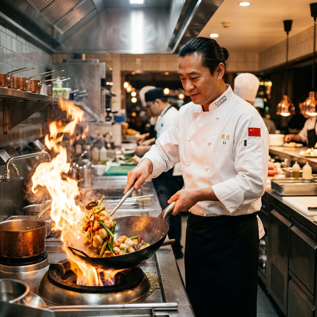 Chef Taste Paradise Plaza Indonesia memasak hidangan Cantonese premium